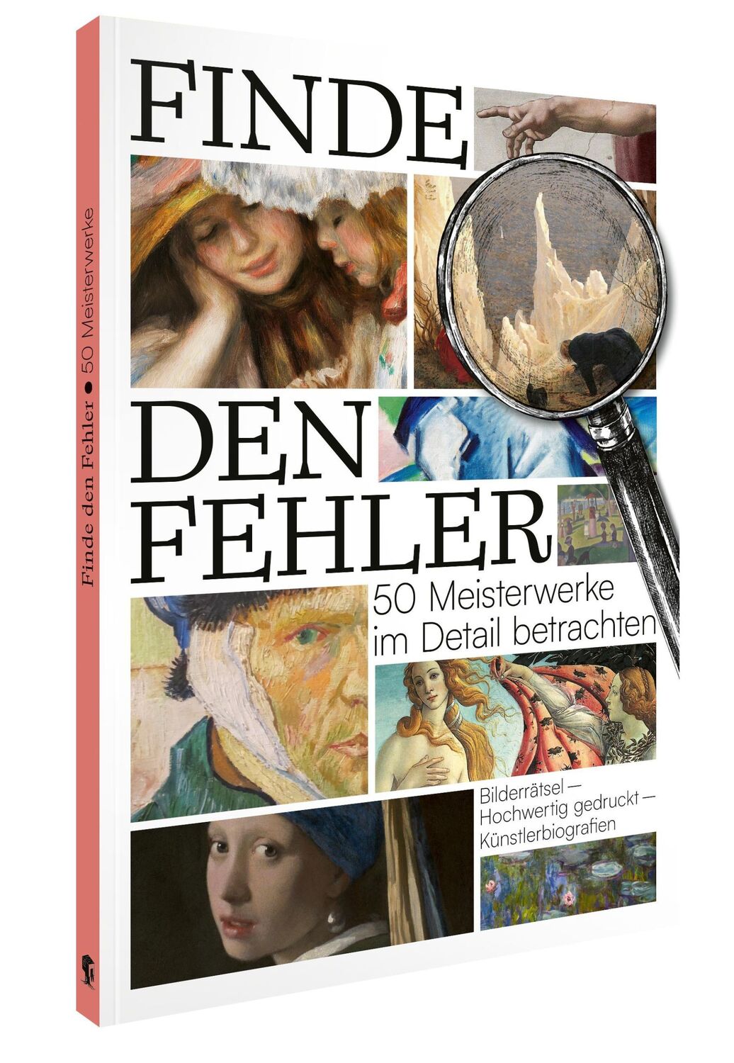 Cover: 9783968491707 | Finde den Fehler - 50 Meisterwerke der Kunst | Bildersuchrätsel | Buch