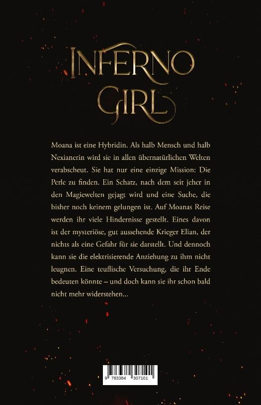 Rückseite: 9783384307101 | Inferno Girl | Dark Fantasy Romance (Kingdom of Magic Reihe 1) | Rose