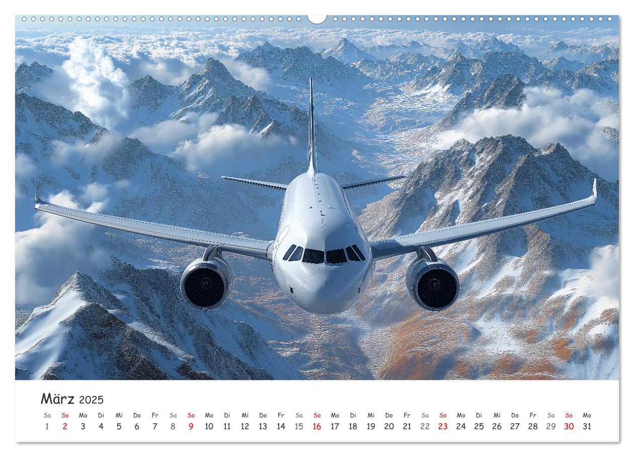 Bild: 9783457214084 | Flugzeugkalender - Die schönsten Passagiermaschinen (hochwertiger...