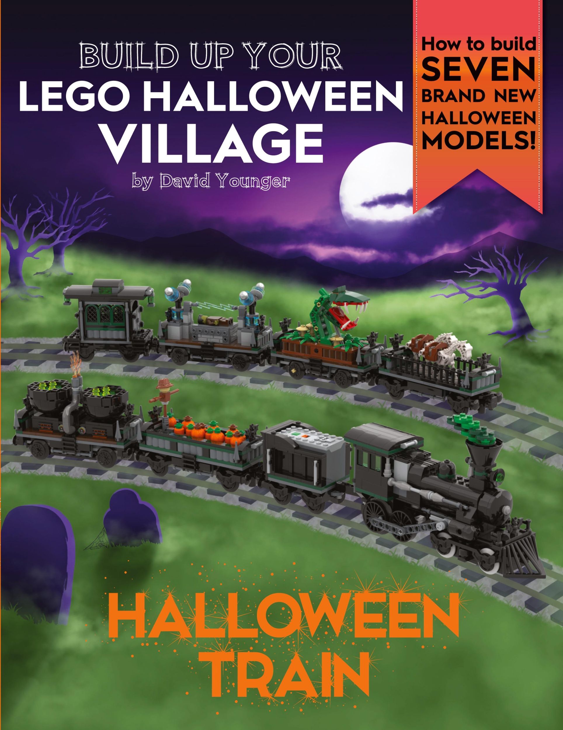 Cover: 9781838147129 | Build Up Your LEGO Halloween Village | Halloween Train | David Younger