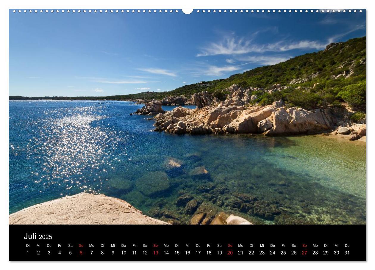 Bild: 9783435722433 | Sardinien (Wandkalender 2025 DIN A2 quer), CALVENDO Monatskalender