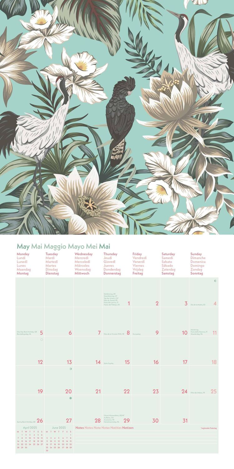 Bild: 4002725981752 | GreenLine Jungle 2025 - Wand-Kalender - Broschüren-Kalender - 30x30...