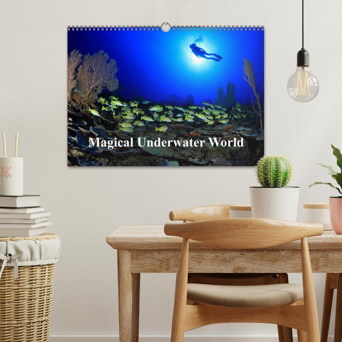 Bild: 9781325939084 | Magical Underwater World (Wall Calendar 2025 DIN A3 landscape),...