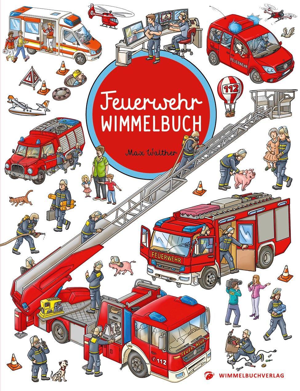 Cover: 9783947188215 | Feuerwehr Wimmelbuch - Das große Bilderbuch ab 2 Jahre | Buch | 2019