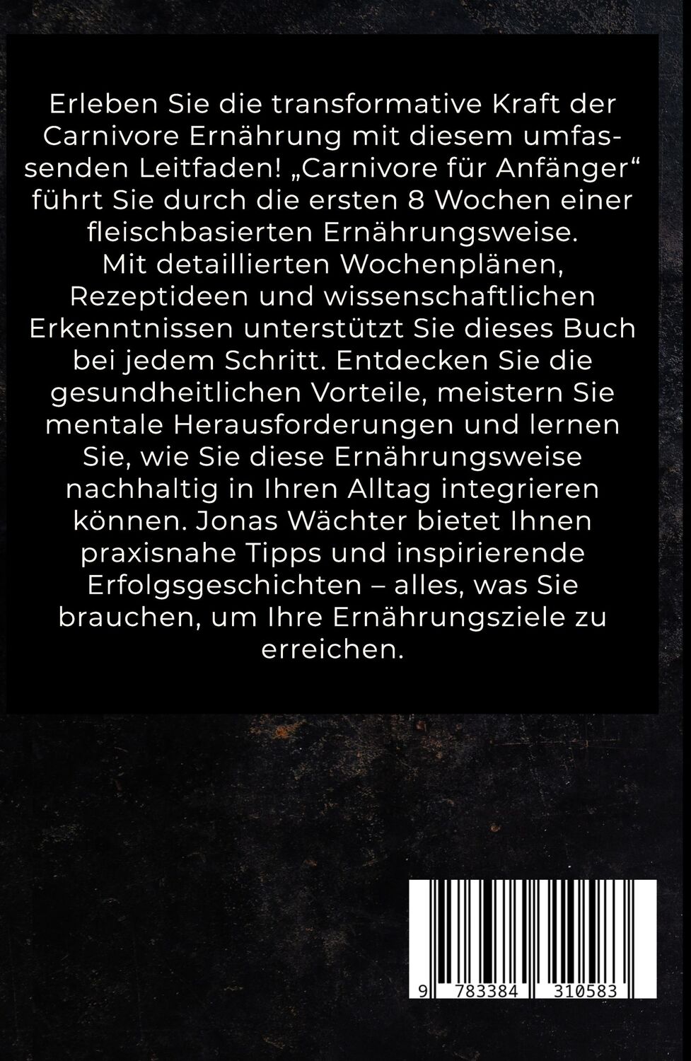 Rückseite: 9783384310583 | Carnivore für Anfänger | Jonas Wächter | Taschenbuch | Paperback