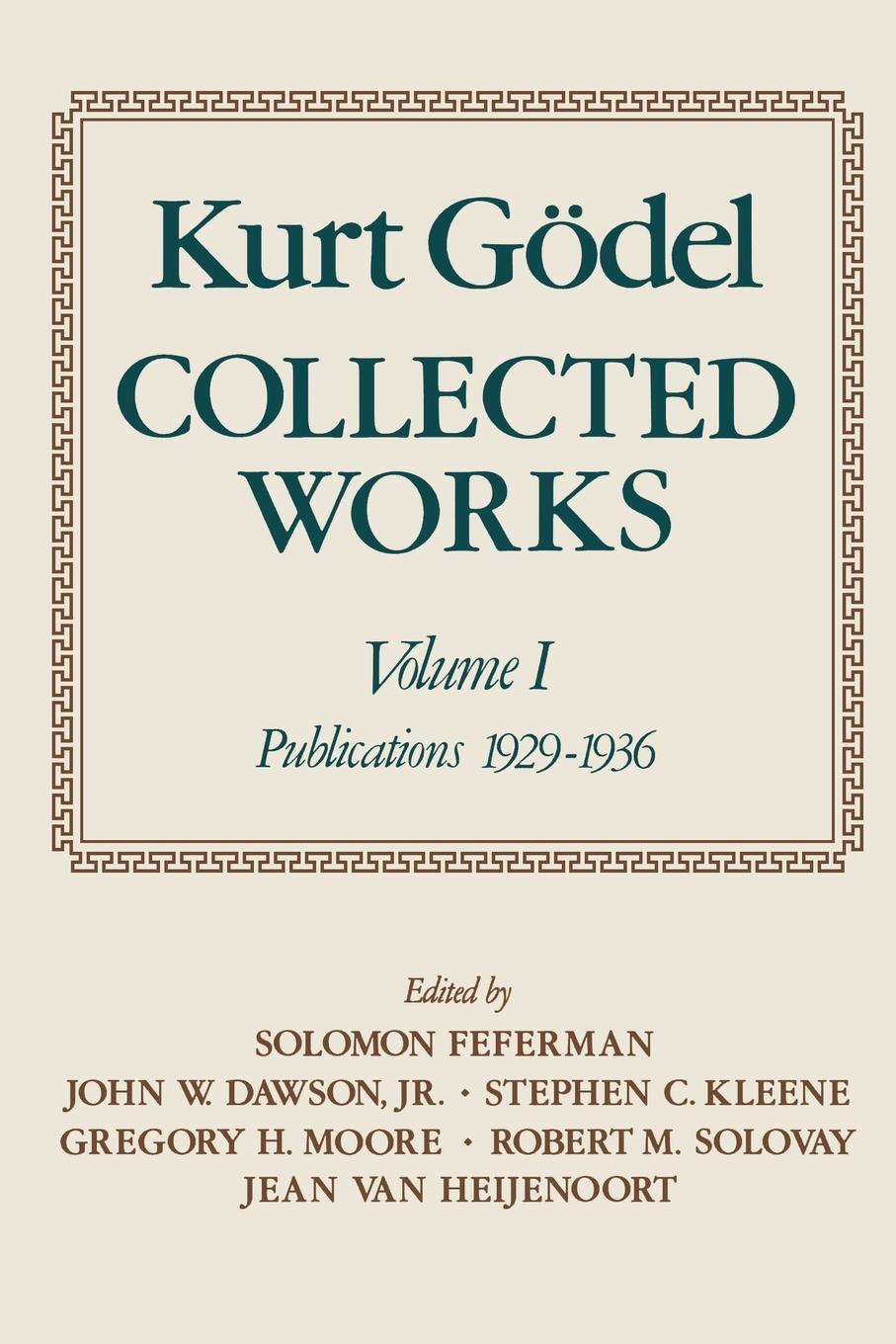 Cover: 9780195147209 | Collected Works | Volume I: Publications 1929-1936 | Kurt Godel | Buch