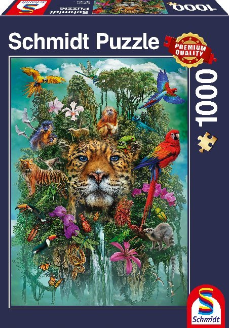 Cover: 4001504589608 | König des Dschungels (Puzzle) | Spiel | In Spielebox | 58960 | 2020