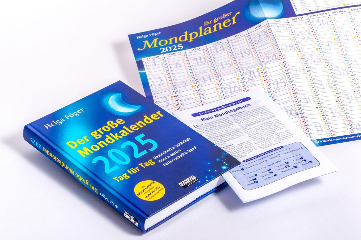 Bild: 9783453239388 | Der große Mondkalender 2025 | Helga Föger | Buch | 448 S. | Deutsch