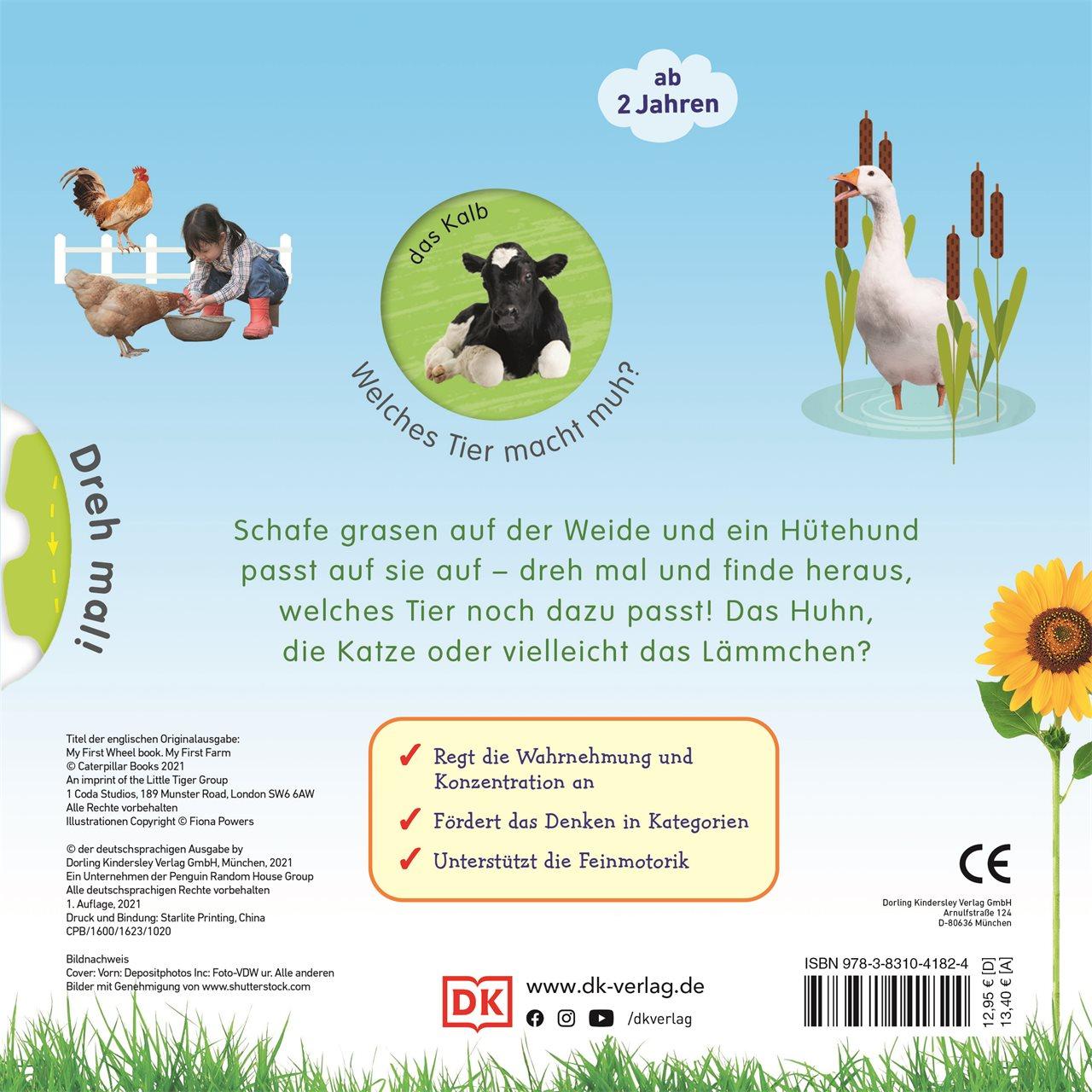 Rückseite: 9783831041824 | Erstes Lernen Drehen. Auf dem Bauernhof | DK Verlag - Kids | Buch