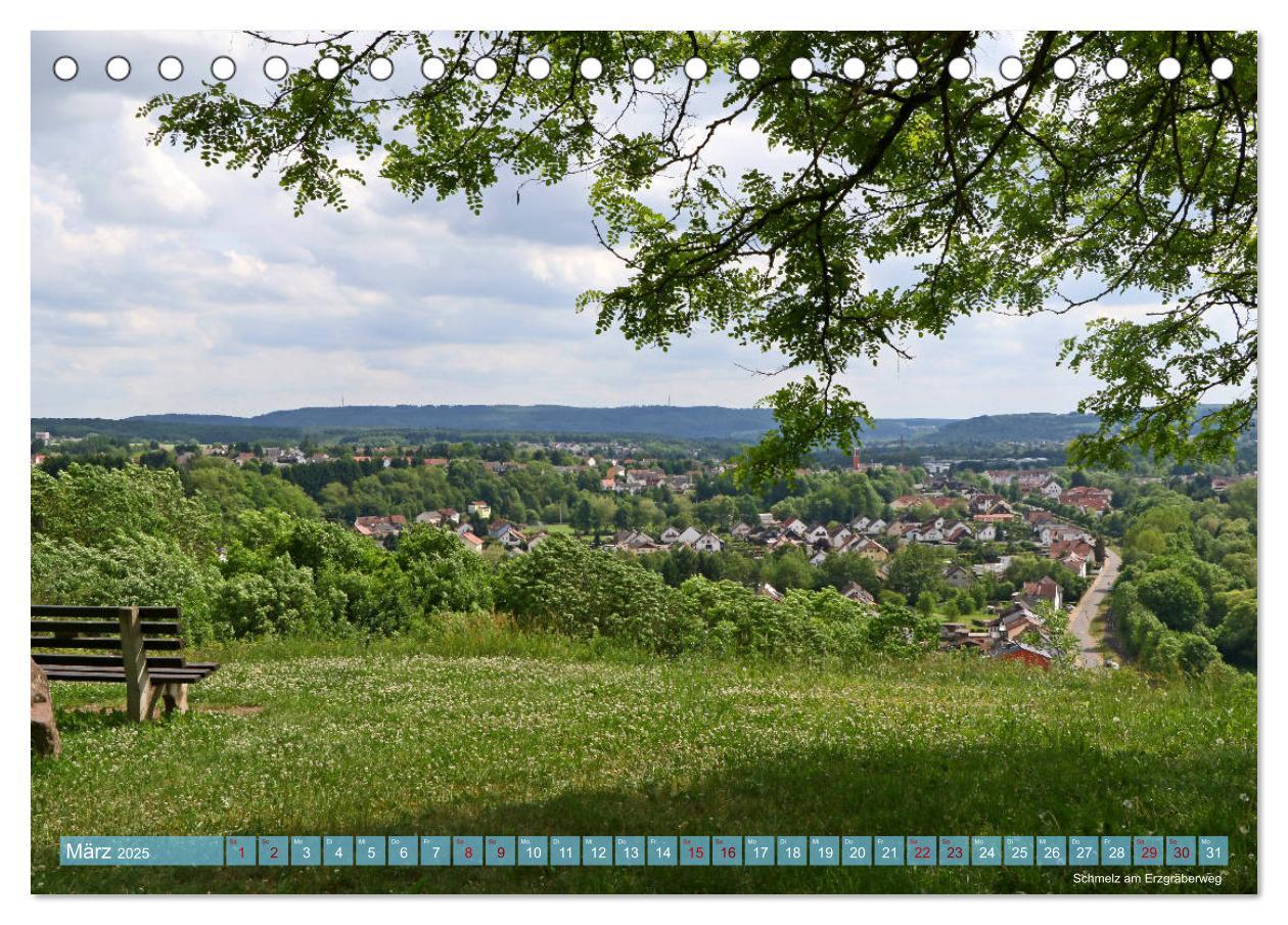 Bild: 9783435303335 | SAARLAND - AUSSICHTSREICH (Tischkalender 2025 DIN A5 quer),...