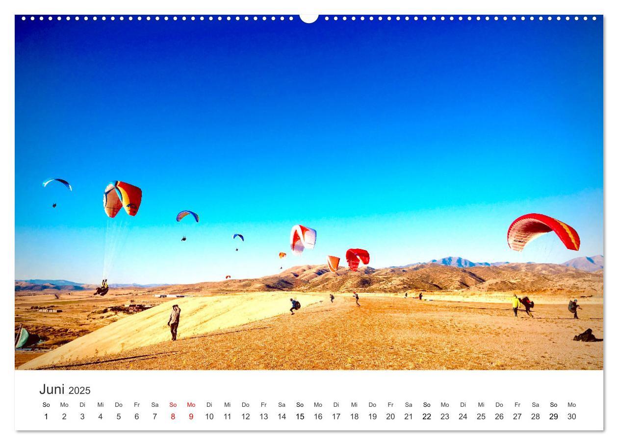 Bild: 9783383957604 | Paragleiten - Der Wunsch vom Fliegen. (Wandkalender 2025 DIN A2...