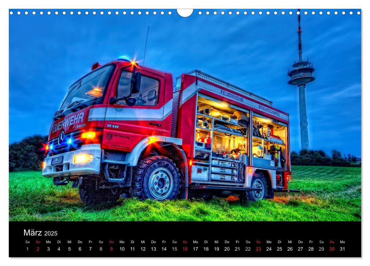 Bild: 9783435816743 | Feuerwehr Braunschweig (Wandkalender 2025 DIN A3 quer), CALVENDO...