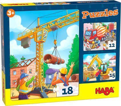 Bild: 4010168254203 | Puzzles Baustellenfahrzeuge | Spiel | Deutsch | 2020 | HABA