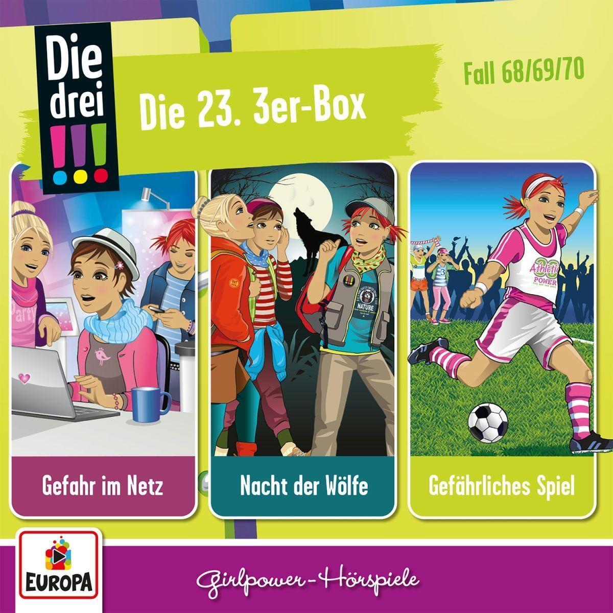 Cover: 196587543426 | drei !!! 3er Box - Folgen 68-70 (3 CD's) | Audio-CD | Die drei !!!