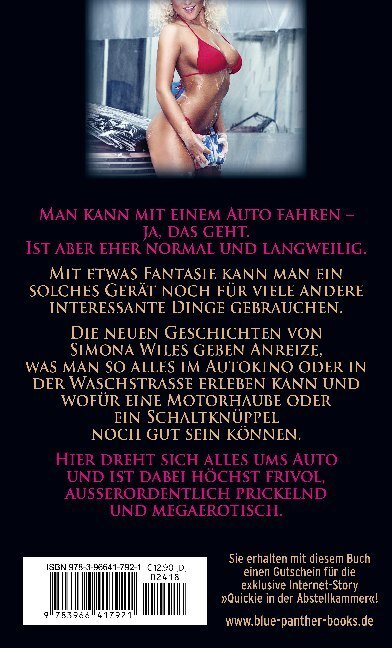 Bild: 9783966417921 | AutoSex - geil und hart Erotische Geschichten | Simona Wiles | Buch