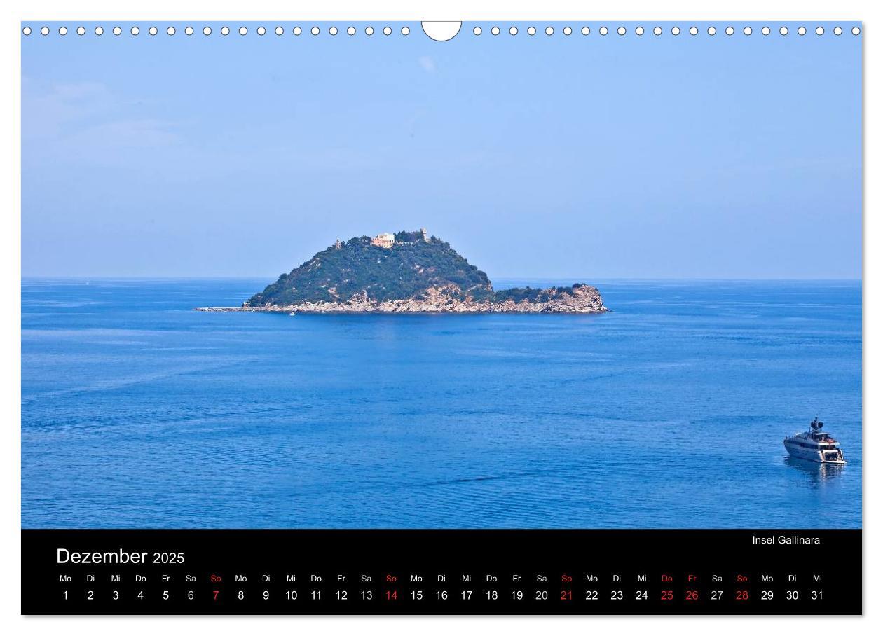 Bild: 9783435826698 | Ligurien - die italienische Riviera (Wandkalender 2025 DIN A3...