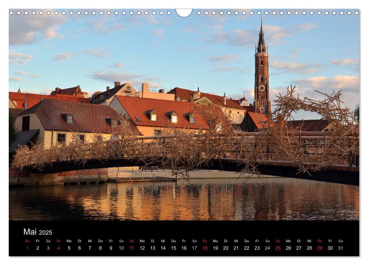 Bild: 9783435691210 | Landshut bei Tag und Nacht (Wandkalender 2025 DIN A3 quer),...