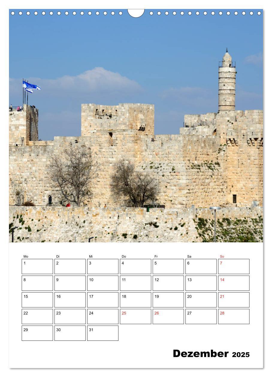 Bild: 9783435960149 | Israel - Der Monatsplaner 2025 (Wandkalender 2025 DIN A3 hoch),...