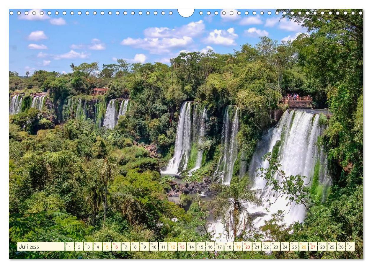 Bild: 9783435567652 | Iguazu Wasserfälle - Südamerika (Wandkalender 2025 DIN A3 quer),...