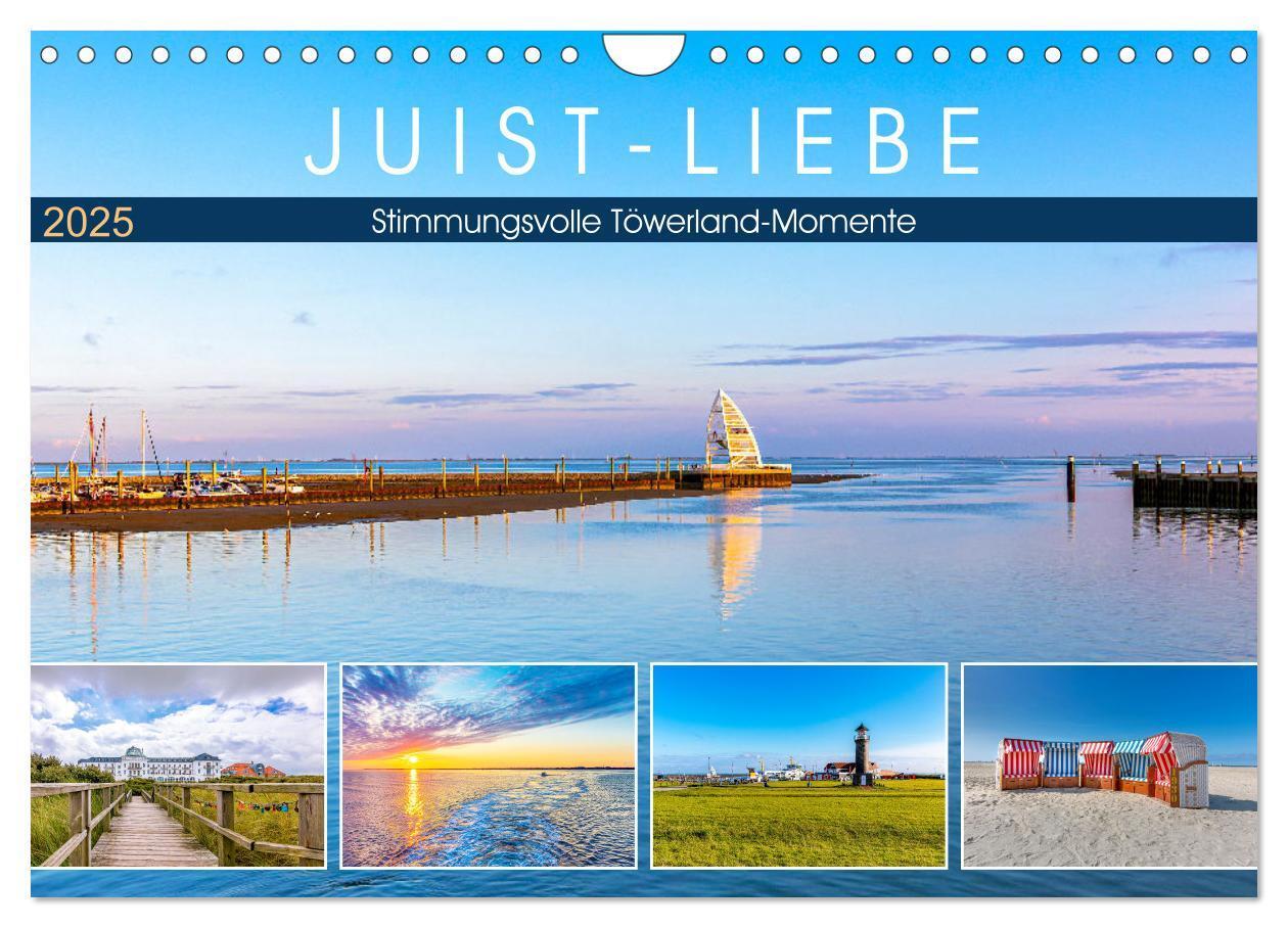 Cover: 9783435028528 | JUIST-LIEBE (Wandkalender 2025 DIN A4 quer), CALVENDO Monatskalender