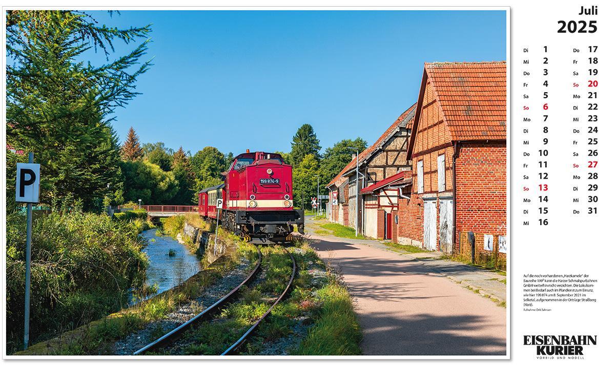 Bild: 9783844659368 | Harzer Schmalspurbahnen 2025 | Kalender | 13 S. | Deutsch | 2025