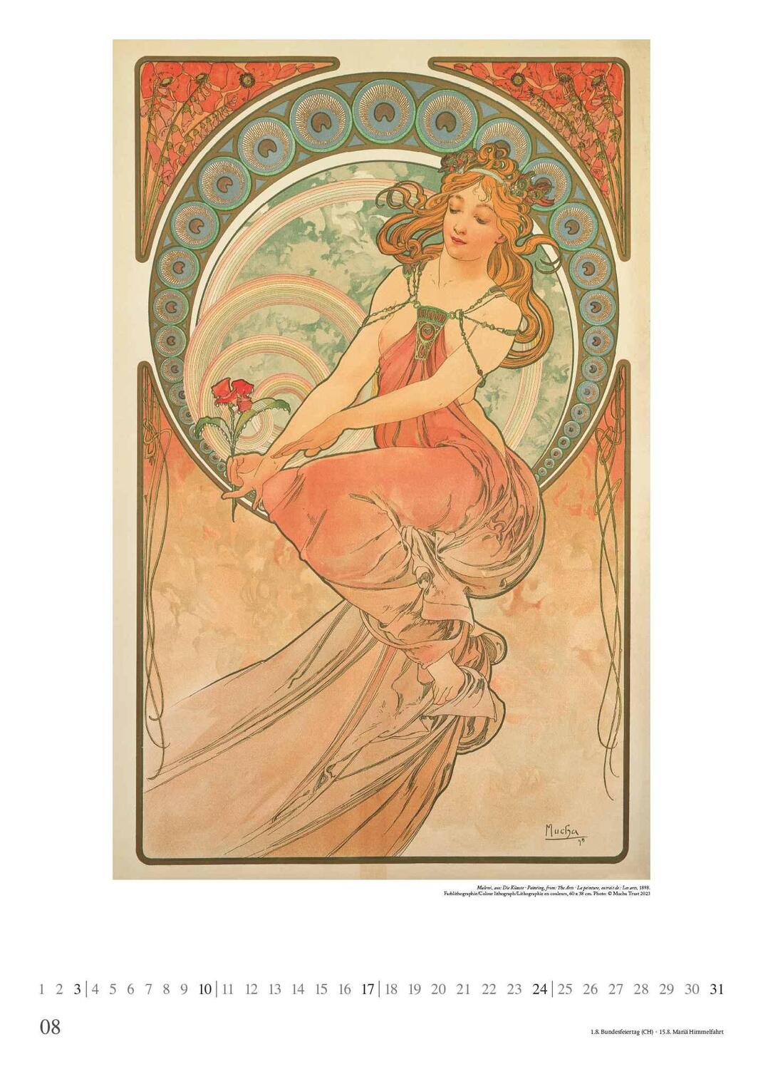 Bild: 4250809653310 | Mucha 2025 - Kunst-Kalender - Poster-Kalender - 50x70 | Kalender