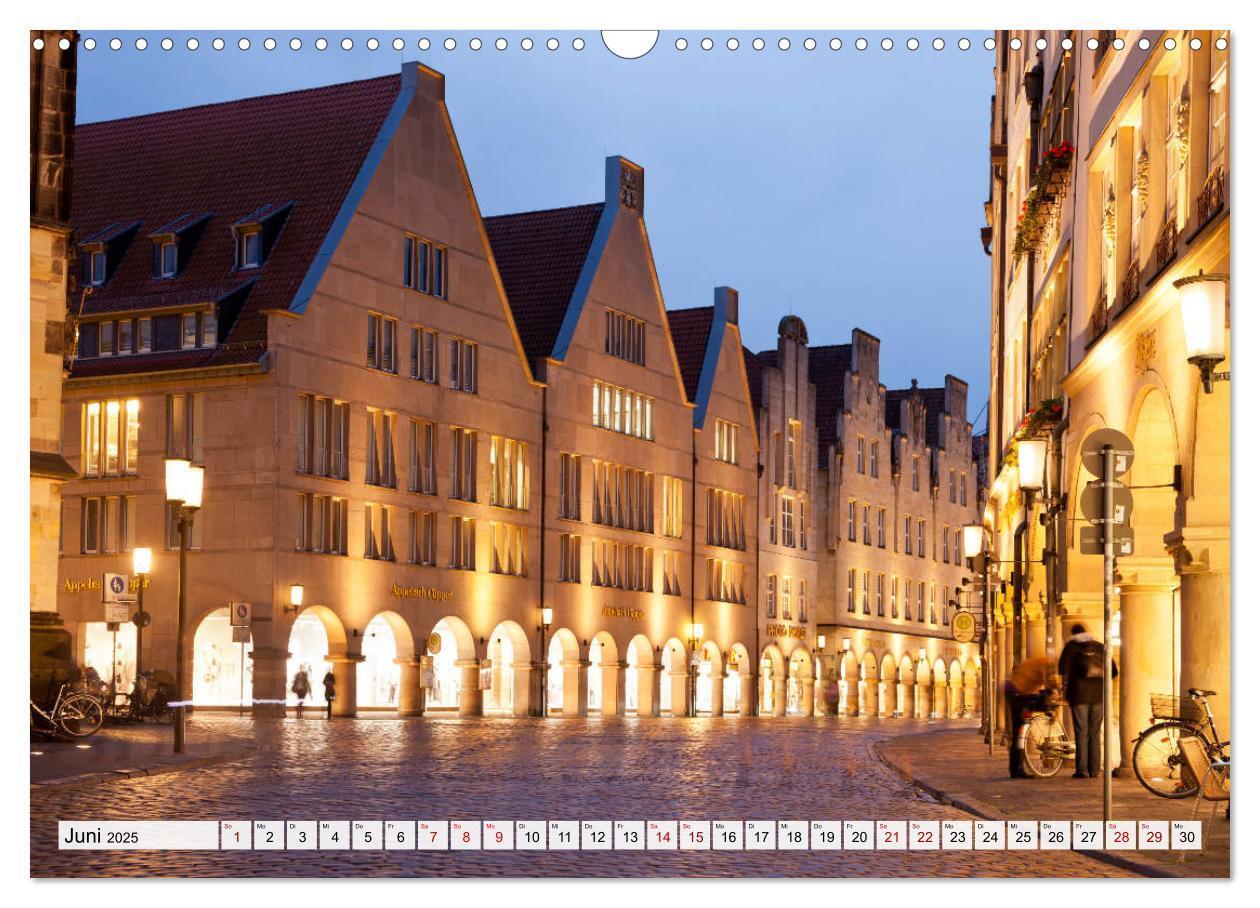 Bild: 9783435260584 | Lebenswertes Münster (Wandkalender 2025 DIN A3 quer), CALVENDO...