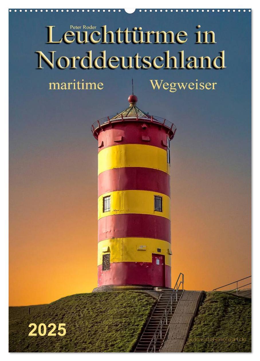 Cover: 9783457027431 | Norddeutsche Leuchttürme - maritime Wegweiser (Wandkalender 2025...