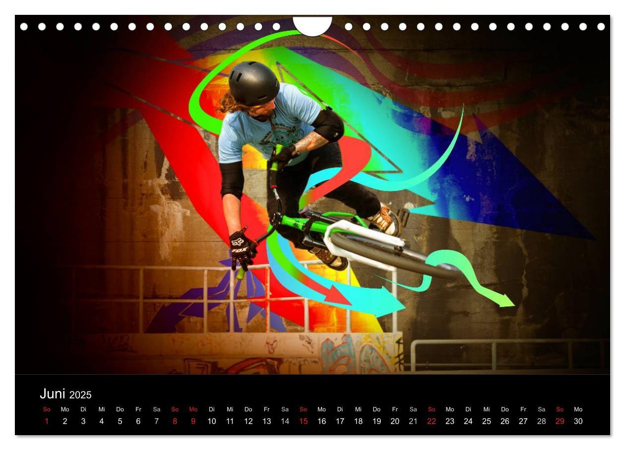 Bild: 9783435614608 | BMX My Life (Wandkalender 2025 DIN A4 quer), CALVENDO Monatskalender