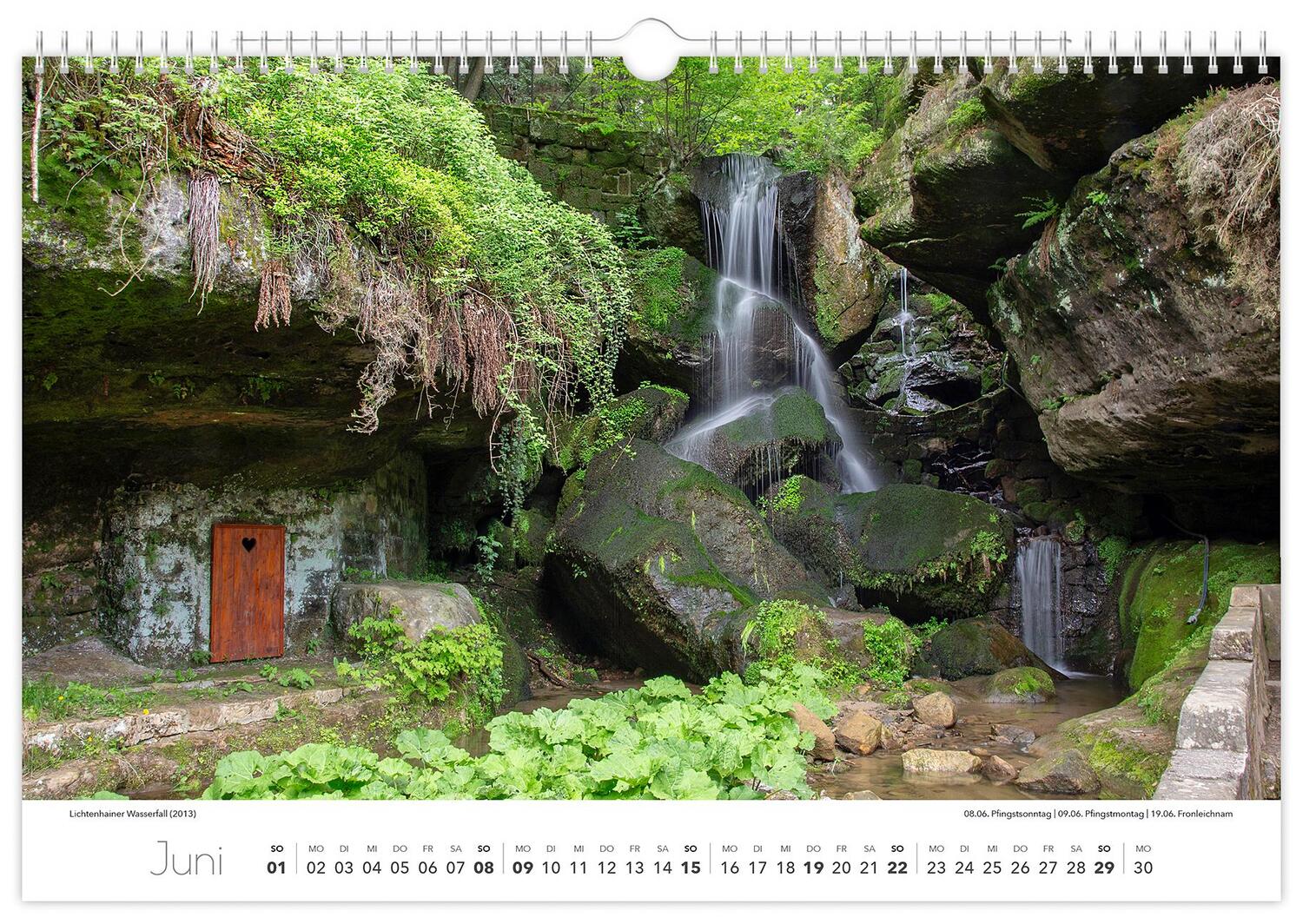 Bild: 9783910680517 | Kalender Sächsische Schweiz 2025 | 45 x 30 cm weißes Kalendarium