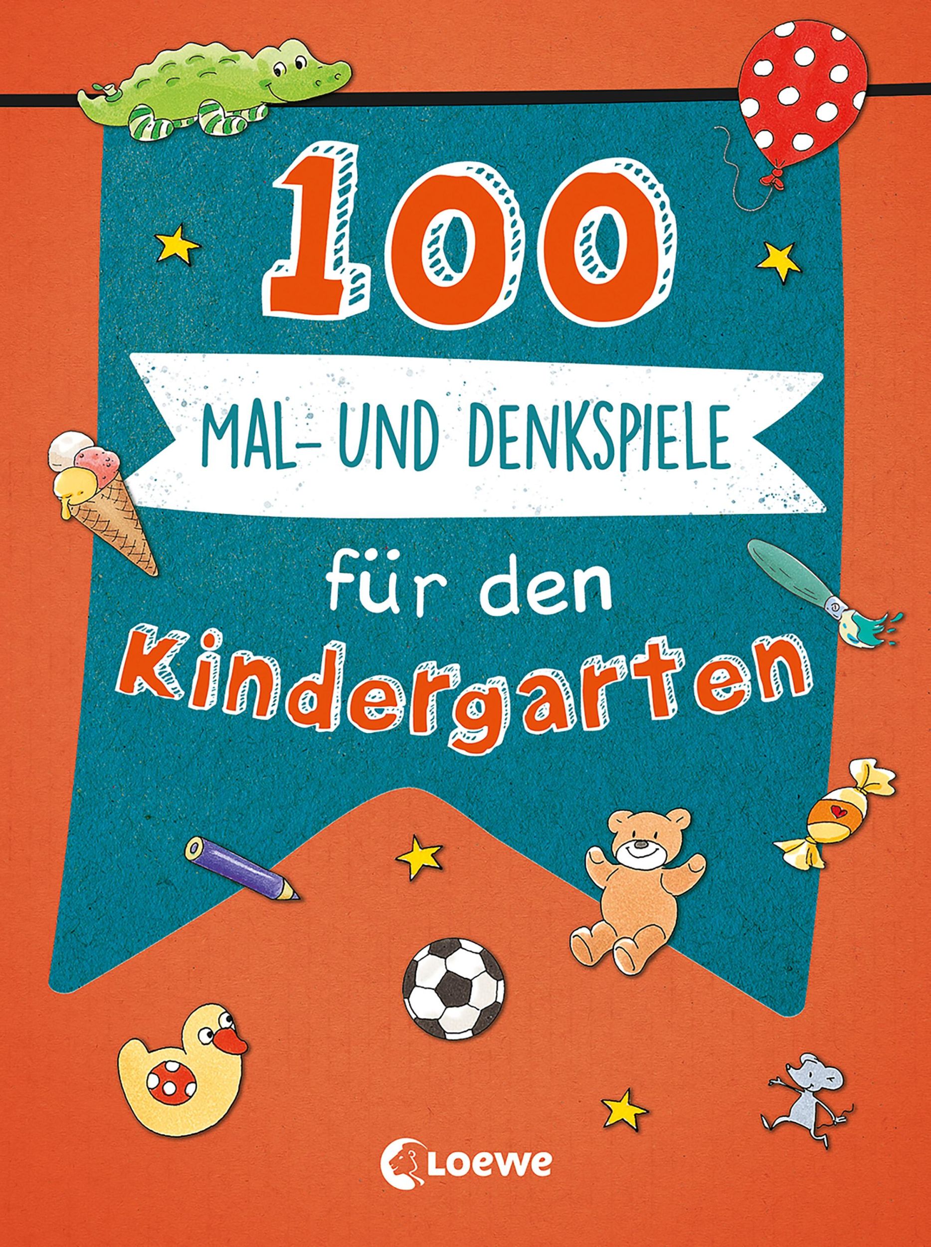 Cover: 9783743209305 | 100 Mal- und Denkspiele für den Kindergarten | Rätseln | Taschenbuch