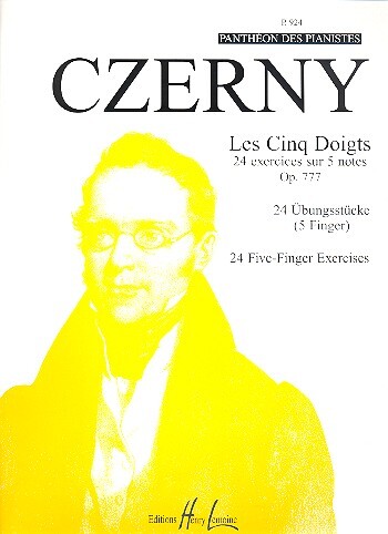 Cover: 9790230912143 | Les 5 doigts Op.777 | Carl Czerny | Buch | Lemoine | EAN 9790230912143