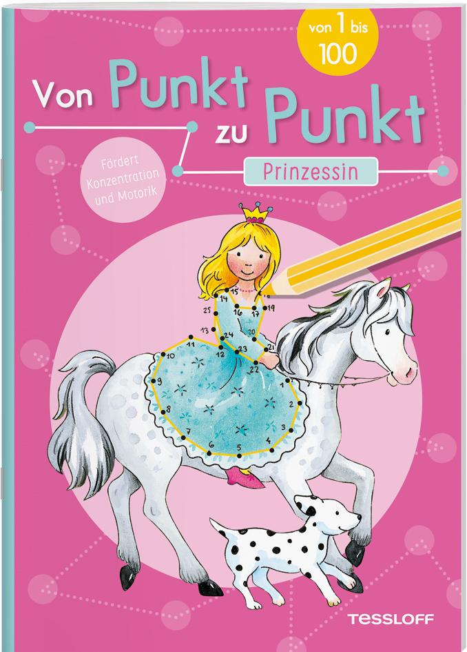 Cover: 9783788644659 | Von Punkt zu Punkt. Prinzessin | Von 1 bis 100 | Corina Beurenmeister