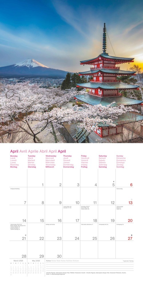 Bild: 4002725994080 | N NEUMANNVERLAGE - Japan 2025 Broschürenkalender, 30x30cm,...