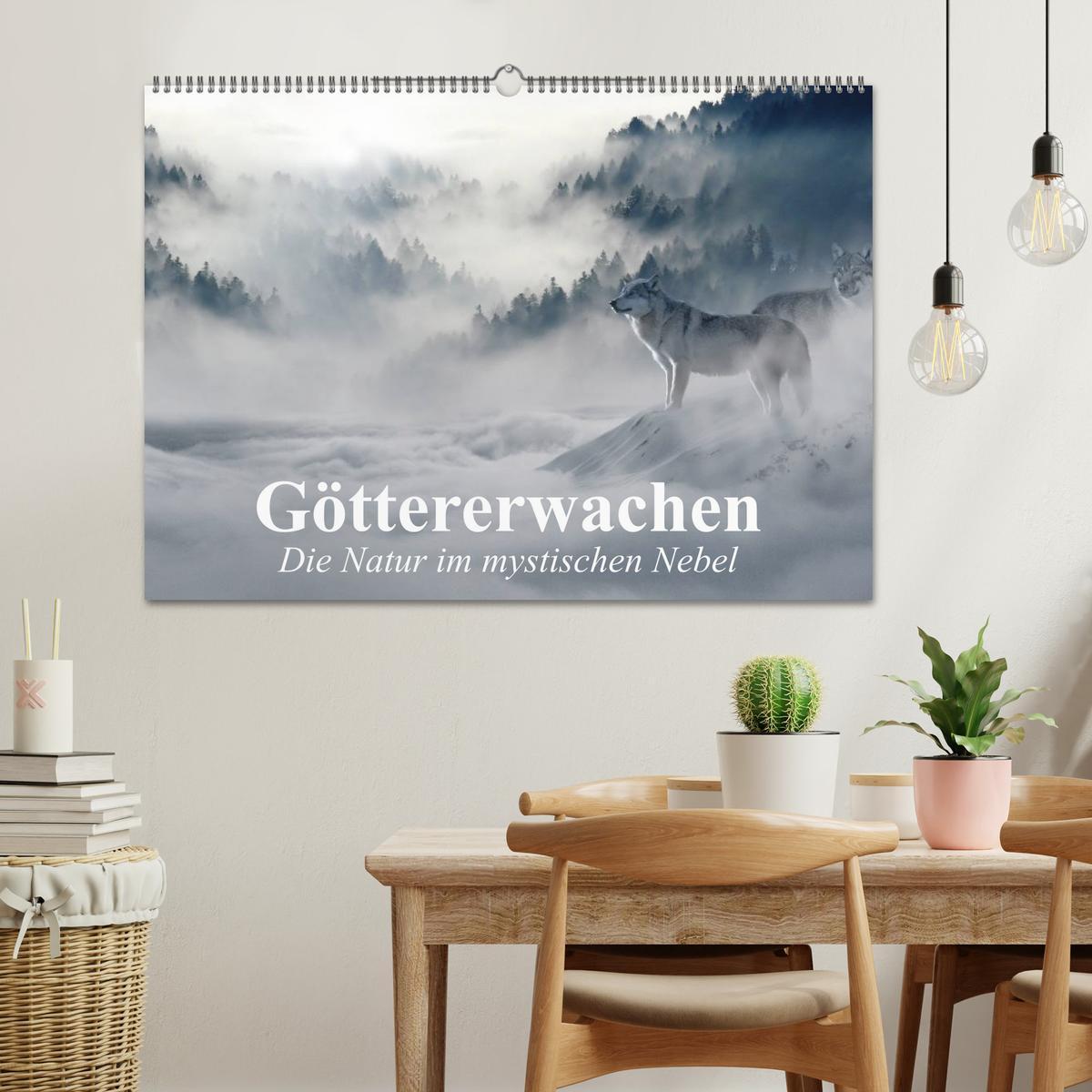 Bild: 9783435443444 | Göttererwachen. Die Natur im mystischen Nebel (Wandkalender 2025...