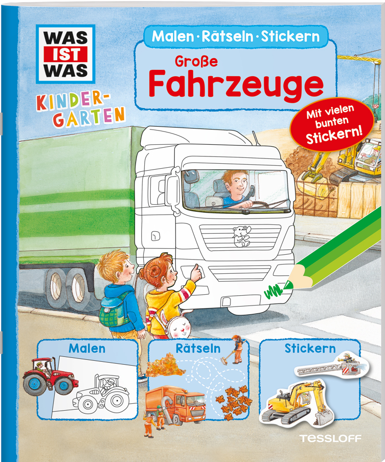 Cover: 9783788643669 | WAS IST WAS Kindergarten Malen Rätseln Stickern WAS IST WAS...