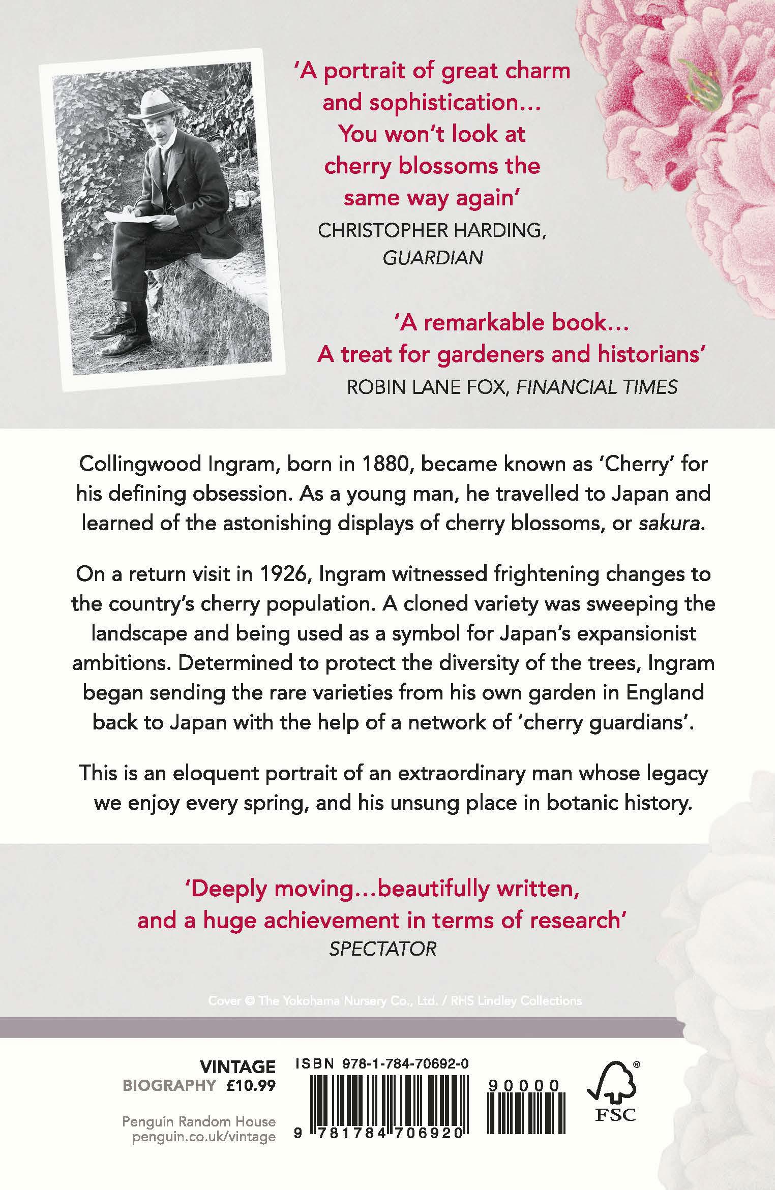 Rückseite: 9781784706920 | 'Cherry' Ingram | The Englishman Who Saved Japan's Blossoms | Abe | XX