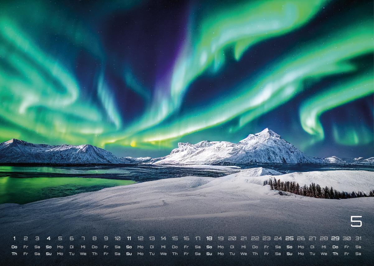 Bild: 9783986734268 | Polarlichter - grandiose Naturschauspiele - 2025 - Kalender DIN A3