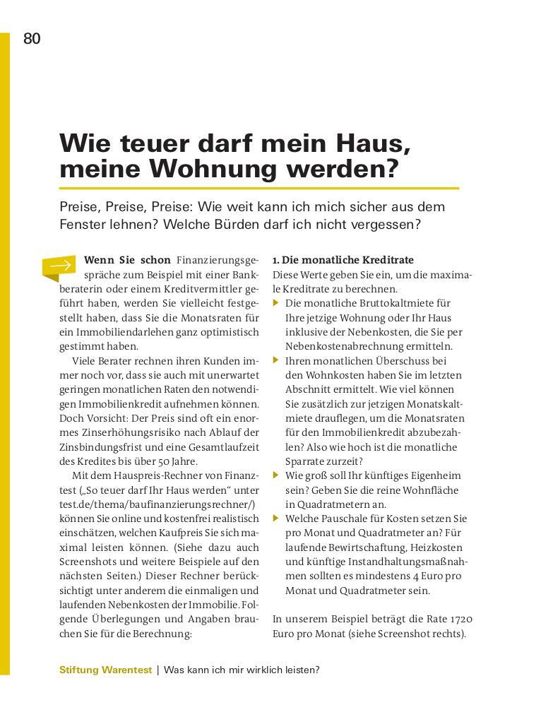 Bild: 9783747107171 | Mieten oder kaufen? | Stiftung Warentest | Taschenbuch | 160 S. | 2024