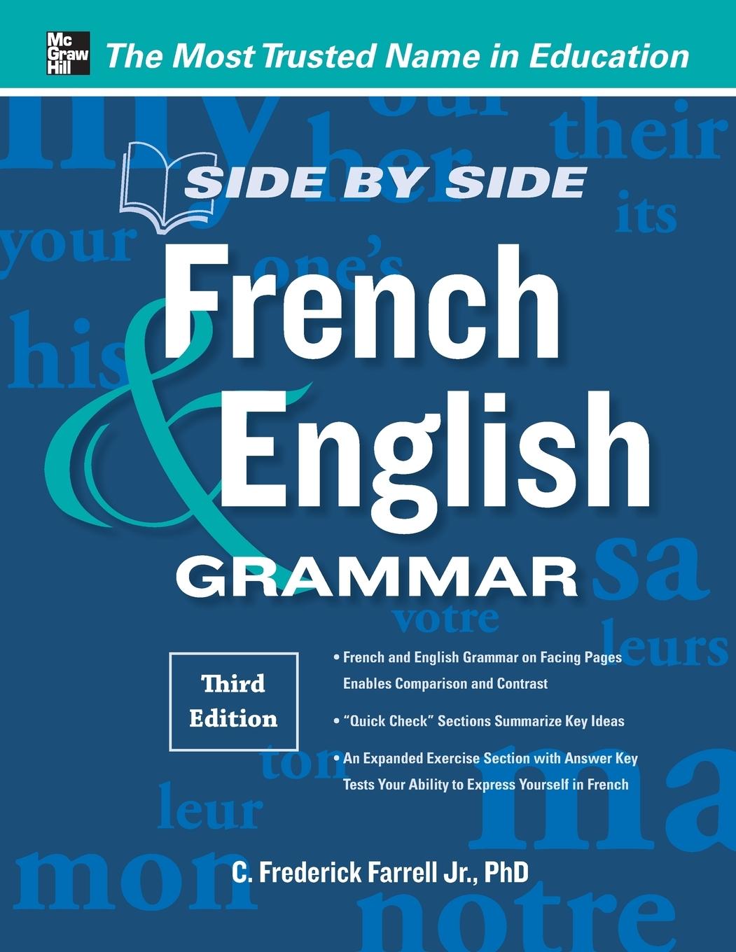 Cover: 9780071788595 | Side-By-Side French and English Grammar, 3rd Edition | Farrell | Buch