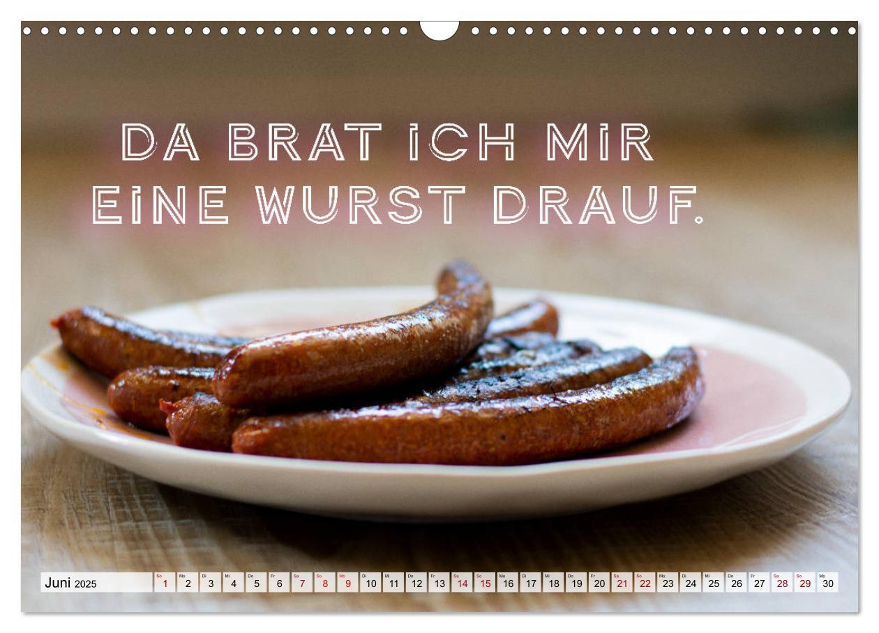 Bild: 9783435112807 | Wurstkalender. Es geht um die Wurst. (Wandkalender 2025 DIN A3...