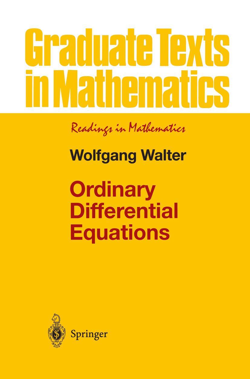 Cover: 9781461268345 | Ordinary Differential Equations | Wolfgang Walter | Taschenbuch | xi