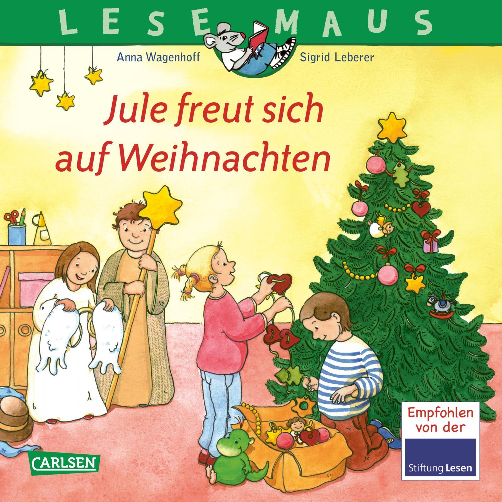 Cover: 9783551084613 | LESEMAUS 161: Jule freut sich auf Weihnachten | Anna Wagenhoff | Buch