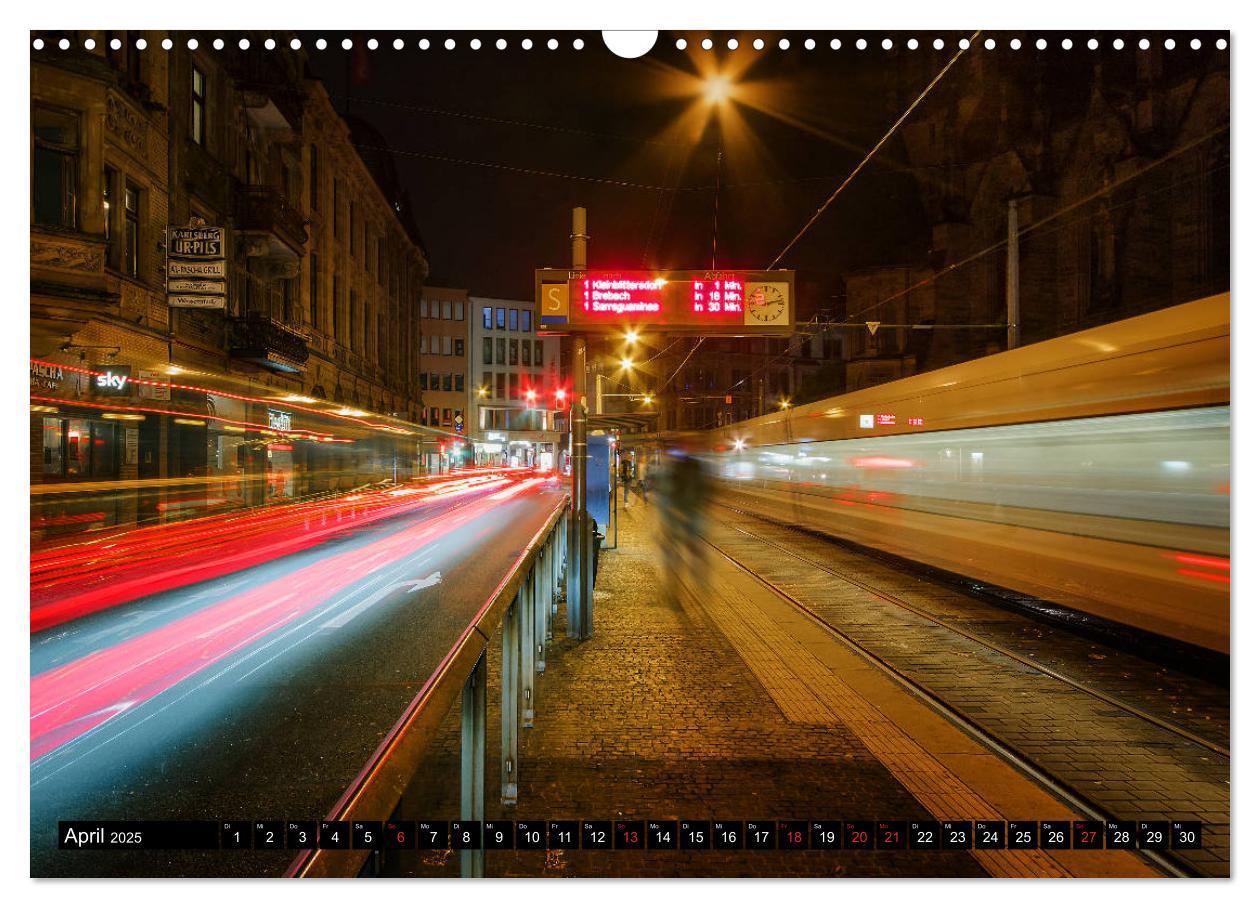 Bild: 9783435320912 | City Lights Saarbrücken (Wandkalender 2025 DIN A3 quer), CALVENDO...