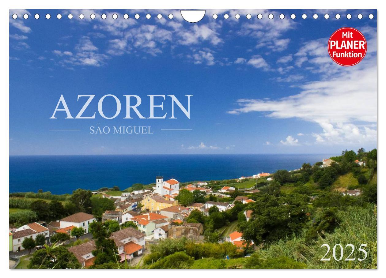 Cover: 9783435523368 | Azoren - São Miguel (Wandkalender 2025 DIN A4 quer), CALVENDO...