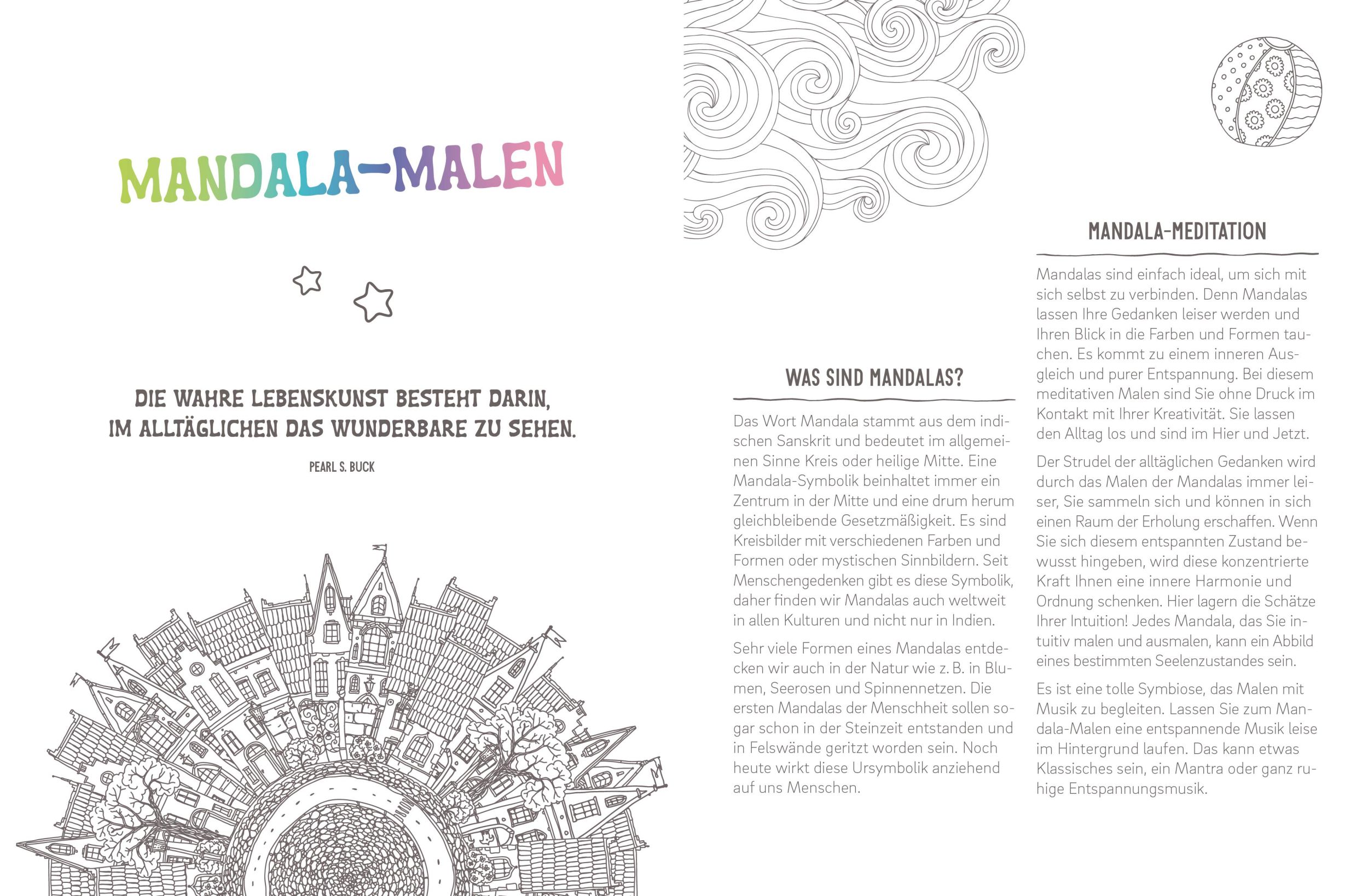 Bild: 9783745915341 | Colorful Mandala - Mandala - Reiseglück | Taschenbuch | 96 S. | 2023