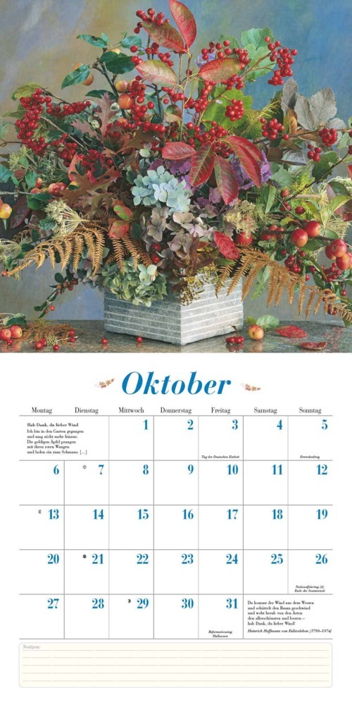 Bild: 4250809652832 | DUMONT - Blumenliebe 2025 Broschürenkalender, 30x30cm, Kalender mit...