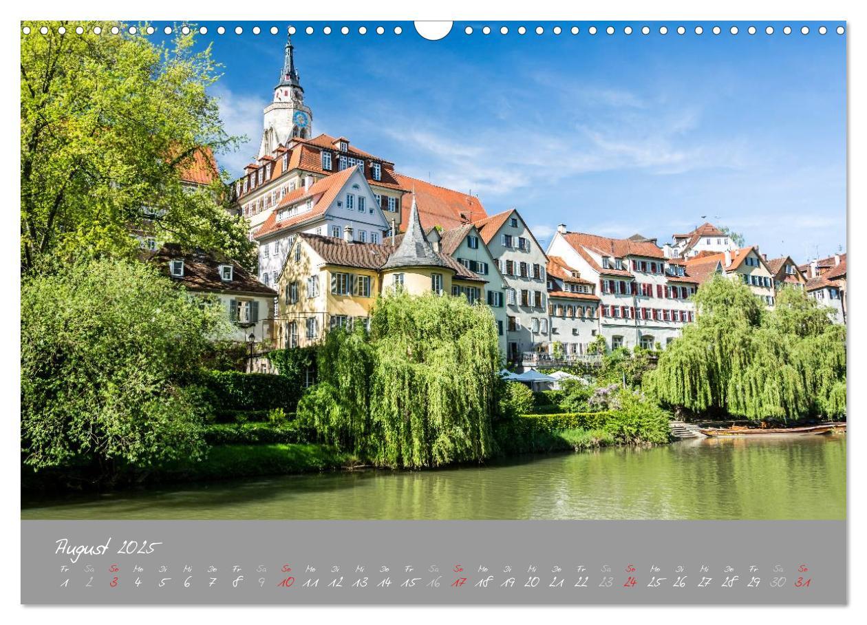 Bild: 9783435571512 | Zwölf Monate in Tübingen (Wandkalender 2025 DIN A3 quer), CALVENDO...