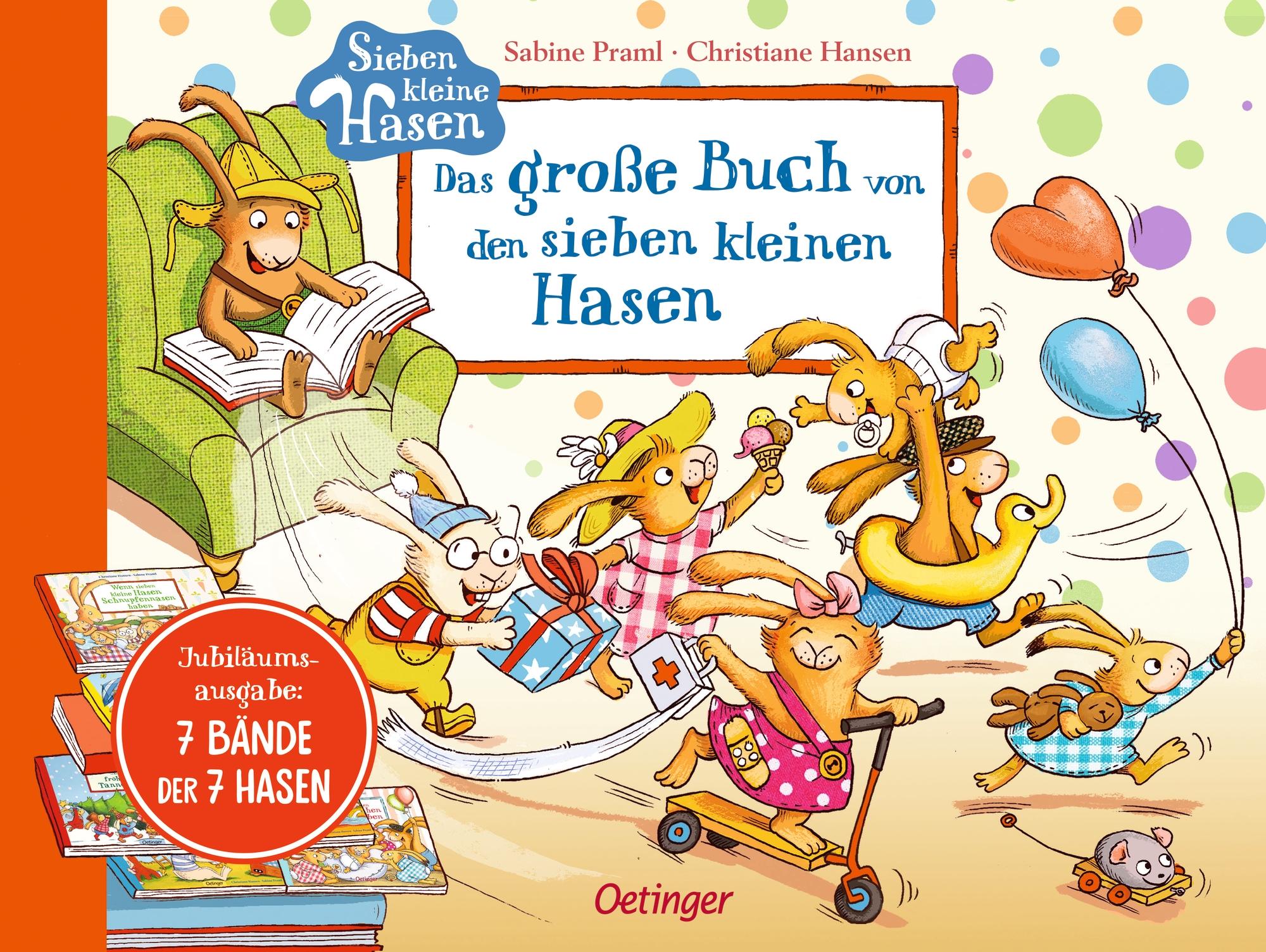 Cover: 9783751206730 | Das große Buch von den sieben kleinen Hasen | Sabine Praml | Buch