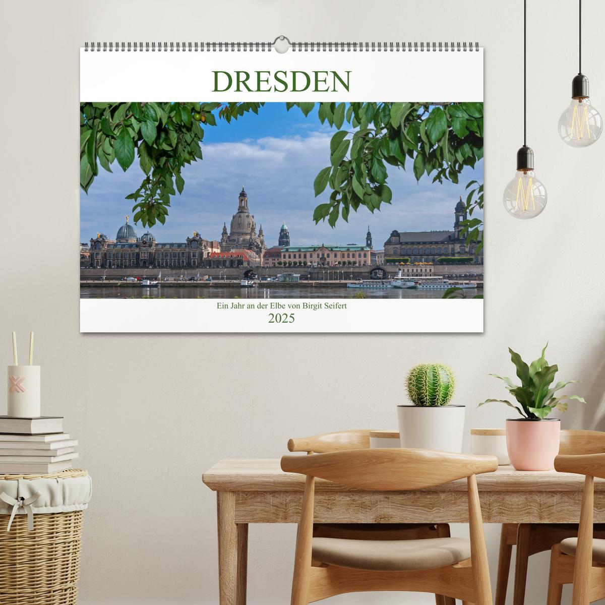 Bild: 9783435712434 | Dresden, ein Jahr an der Elbe (Wandkalender 2025 DIN A2 quer),...